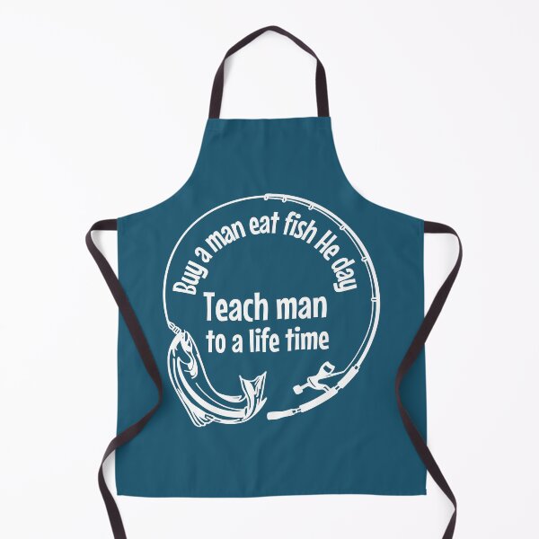 Item preview, Buy a man eat fish he day teach man to a life time designed and sold by Benchamart.