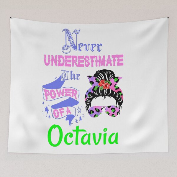 Item preview, Cheetah print messy bun Never underestimate the power of a Octavia- Never Underestimate  designed and sold by Designs Of all kinds.