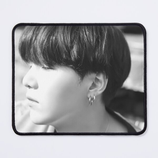 Item preview, BTS Life goes On Suga Individual Photo (Black & White) designed and sold by Aooms123.