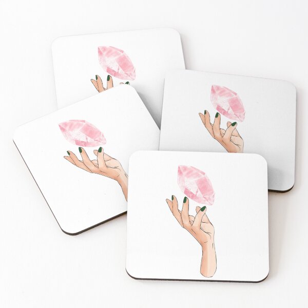 Item preview, Rose quartz affirmations  designed and sold by MrsMag.