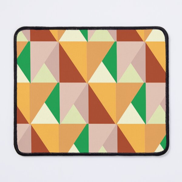 Item preview, retro  triangle geometric seamless pattern| surface design designed and sold by Jasmine Blooms Designs.