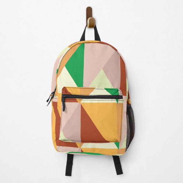 Item preview, retro  triangle geometric seamless pattern| surface design designed and sold by Jasmine Blooms Designs.
