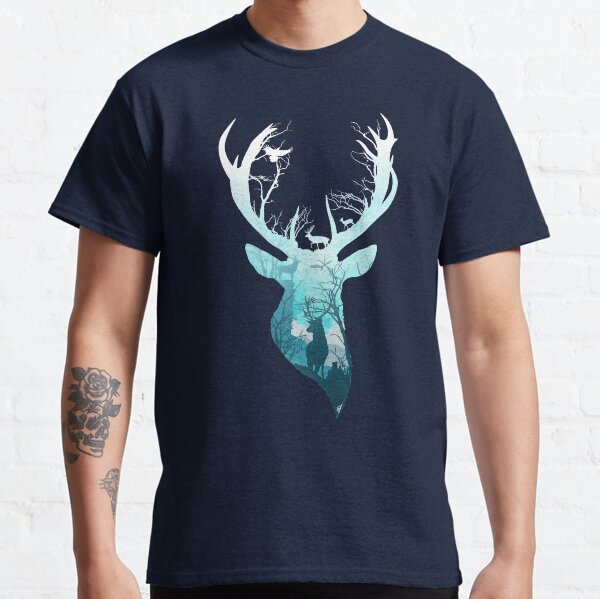 Item preview, Deer Blue Winter designed and sold by DVerissimo.