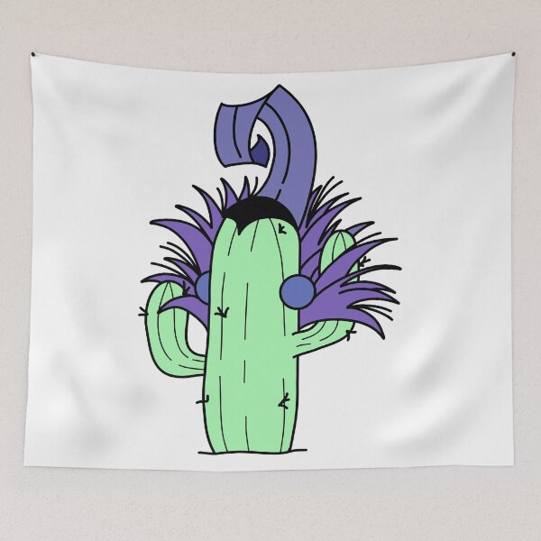 Item preview, Yzma cactus in colour  designed and sold by hunterandkit.