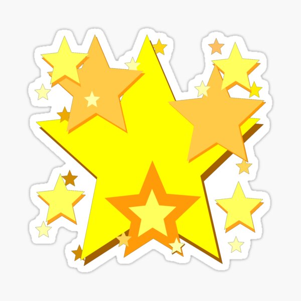 Gold 5 star stickers Sticker by TheTigerDesign