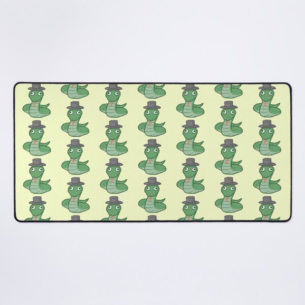 Item preview, snake with top hat designed and sold by amphibiansticks.