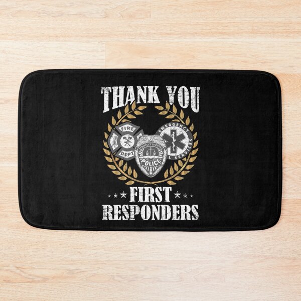 Item preview, Thank You First Responders Patriotic EMT Police Firefighter designed and sold by Dressed For  Duty.