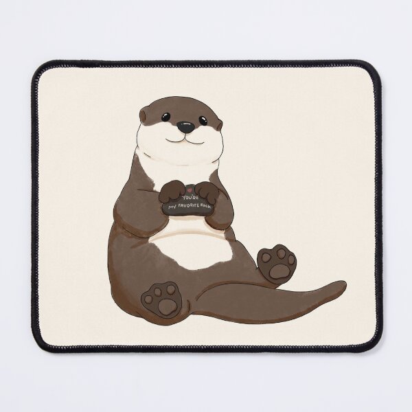 Item preview, Cute You're My Favorite Rock Otter designed and sold by beanming.