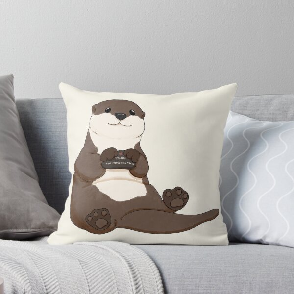 Aperçu de l'œuvre Tu es mignonne, ma loutre de roche préférée créée et vendue par beanming.