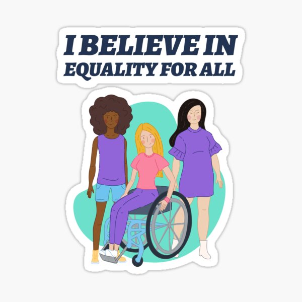 Equality For All Sticker By Drlesage93 Redbubble