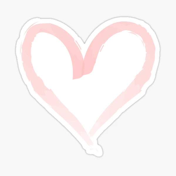 Pink Hearts Sticker for Sale by haleyerin