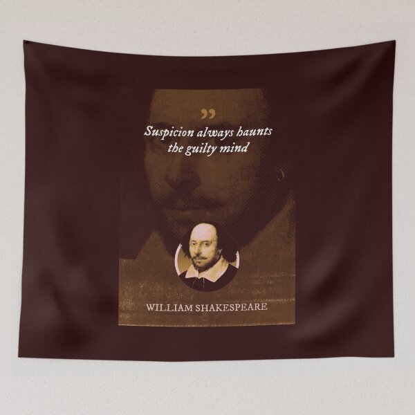 Item preview, William Shakespeare - Suspicion always haunts the guilty mind designed and sold by Syahrasi.