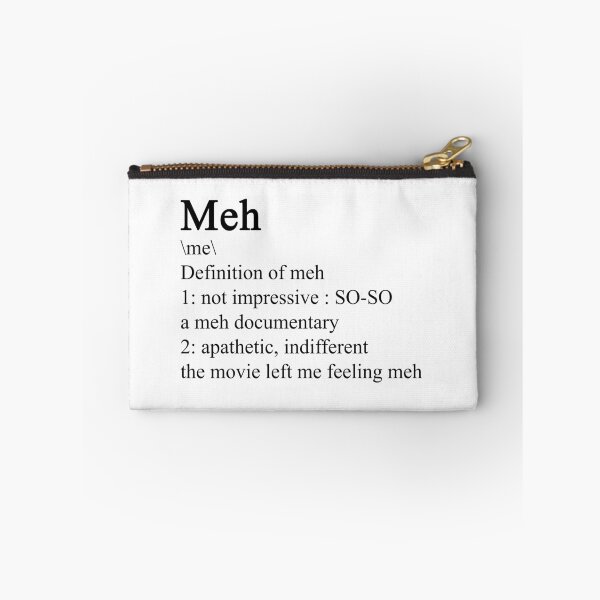 Item preview, Meh - definition designed and sold by ValentinaHramov.