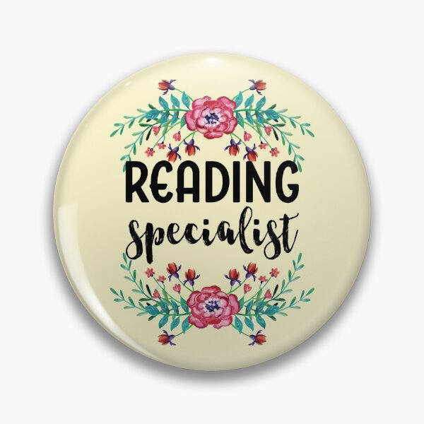 Item preview, Reading Specialist Floral Wreath designed and sold by kamrankhan.