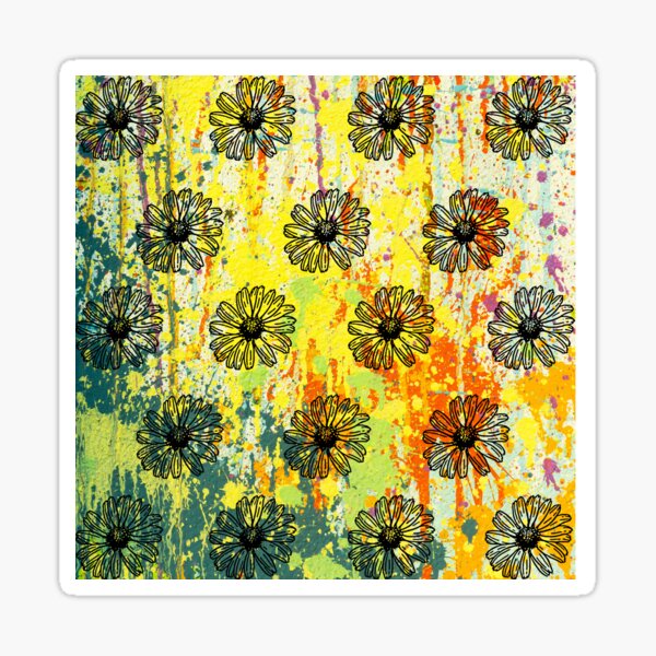 Vista previa del artículo con la obra «FLORES PRIMAVERALES FONDO COLORIDO», diseñado y vendido por PATRICIA-VANIA.