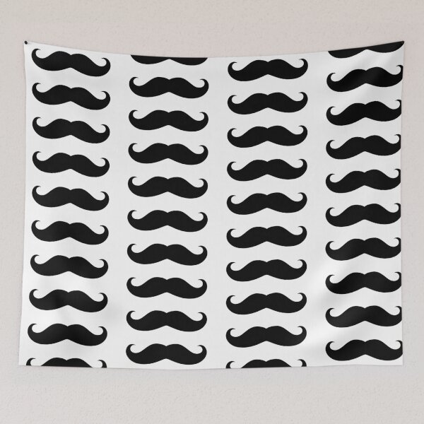 Item preview, Funny moustache with curls designed and sold by t335.