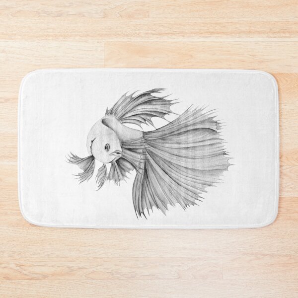 Item preview, lil fish in graphite designed and sold by hunterandkit.