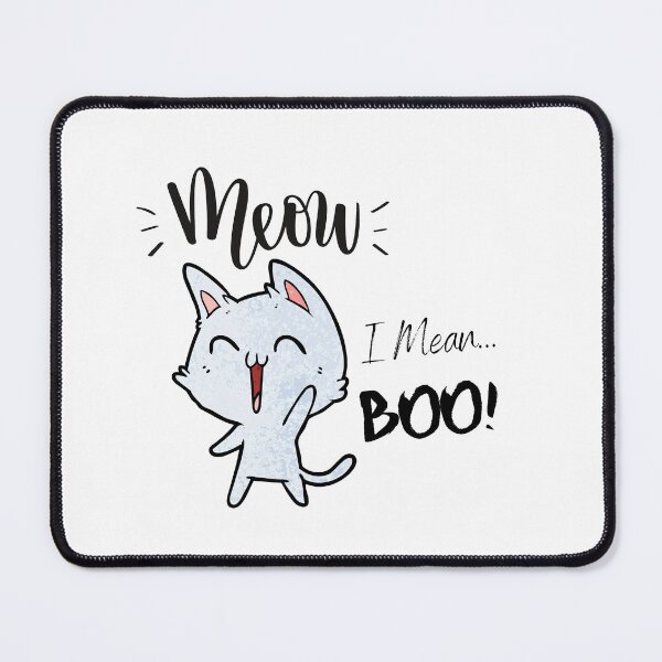 Item preview, Meow I Mean Boo - Funny designed and sold by CreativeMansion.