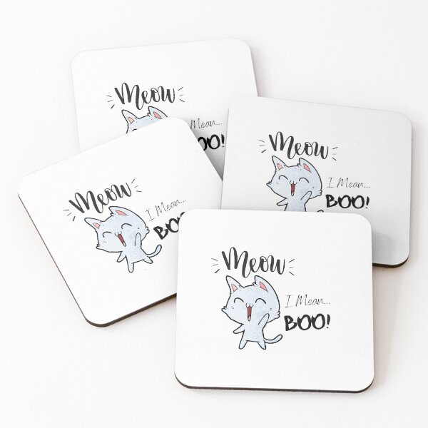 Item preview, Meow I Mean Boo - Funny designed and sold by CreativeMansion.