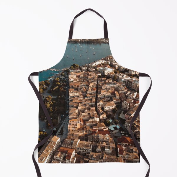 Item preview, Corfu Greece - Old town from above designed and sold by DRONY.