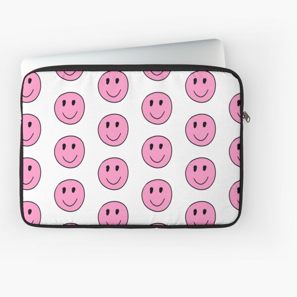 The Pink Smiley Laptop Sleeve