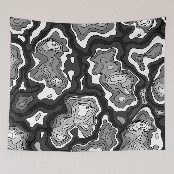 Item preview, Monochrome Topography designed and sold by ThroughALens.