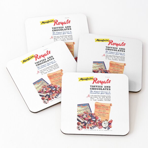Item preview, MAYFAIR ROYALE CORONATION CHOCOLATES - ADVERT designed and sold by ThrowbackAds.
