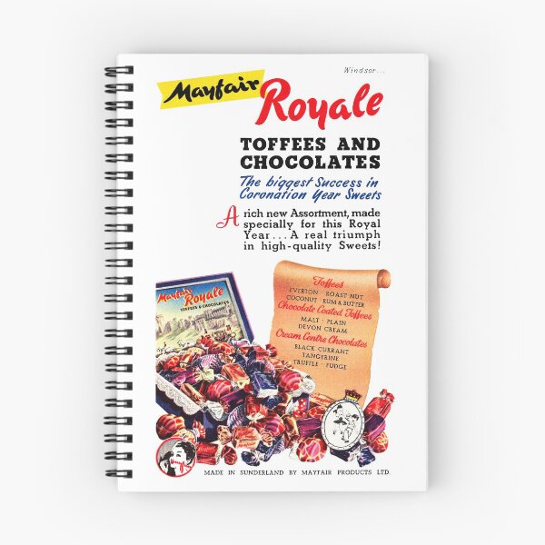 Item preview, MAYFAIR ROYALE CORONATION CHOCOLATES - ADVERT designed and sold by ThrowbackAds.