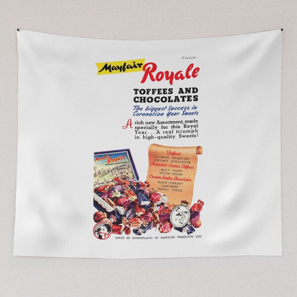 Item preview, MAYFAIR ROYALE CORONATION CHOCOLATES - ADVERT designed and sold by ThrowbackAds.
