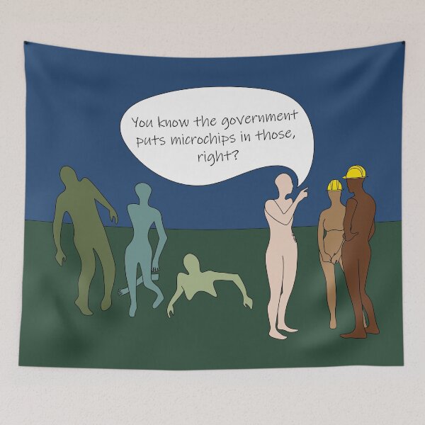 Item preview, Zombie Attack! Funny Zombie Apocalypse Cartoon (Microchips) designed and sold by SaraMargolis.