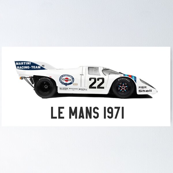 Martini Racing Stripes - Porsch 917 No 3 Poster for Sale by  Speedbirddesign