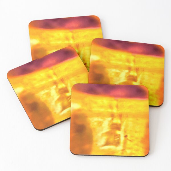 Item preview, Abstract orange red glass design designed and sold by Rumelio.