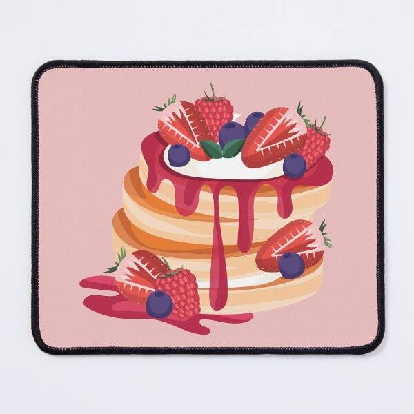 Item preview, Berries and Cream Pancakes designed and sold by Alicia Chee.