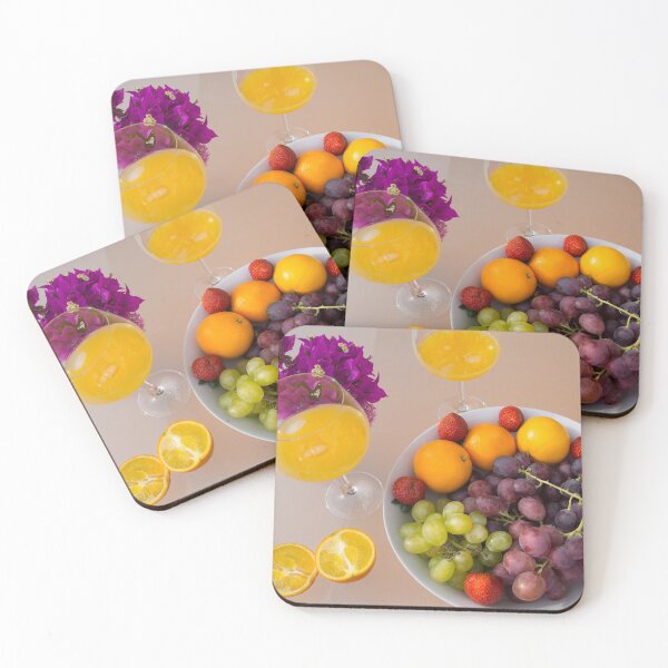 Item preview, Freshly squeezed orange juice and delicious grapes designed and sold by Adriana Mueller.