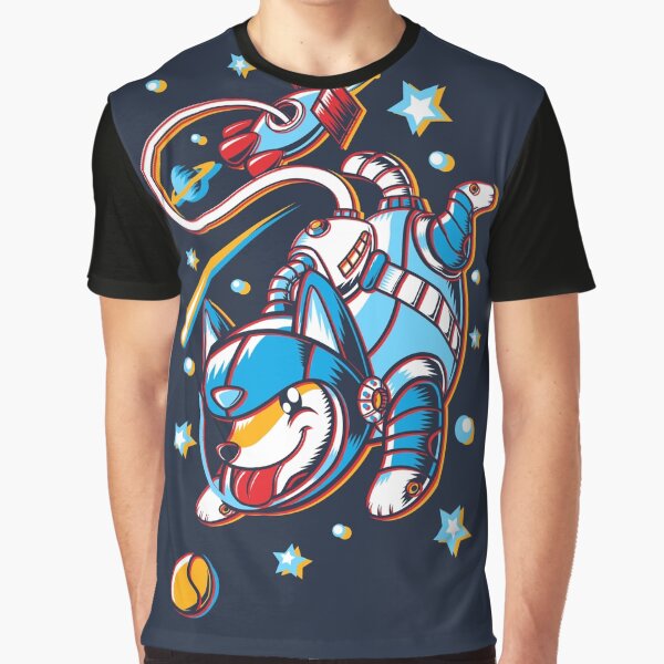 Space Corgi Graphic T-Shirt