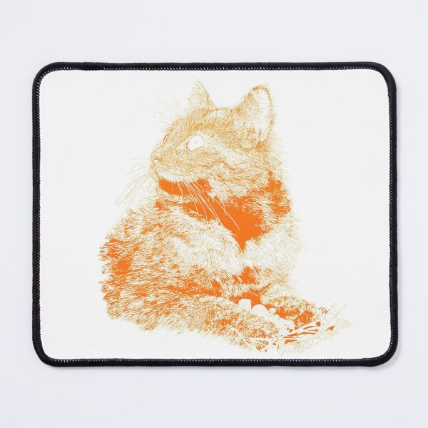 Item preview, Fluffy, drawing orange designed and sold by dnparker.