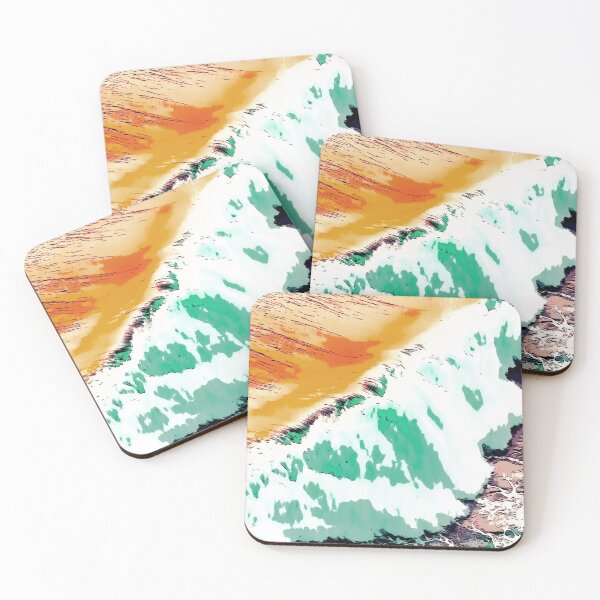 Item preview, Colorful ocean waves designed and sold by Shawa Shop.