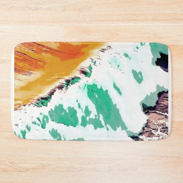 Item preview, Colorful ocean waves designed and sold by Shawa Shop.