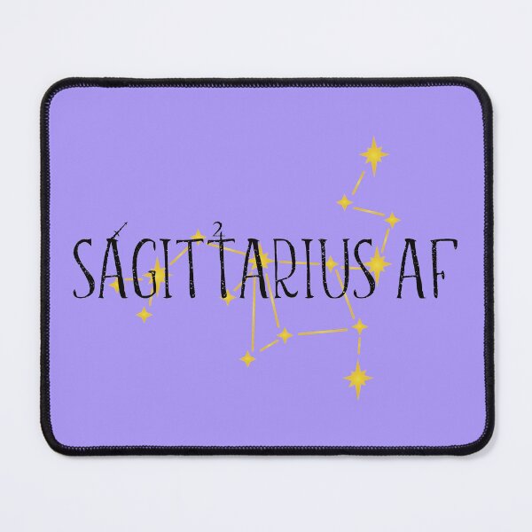 Item preview, SAGITTARIUS AF with constellation and astrological symbols for Jupiter & Sagittarius designed and sold by Happy Puppy Print On Demand.