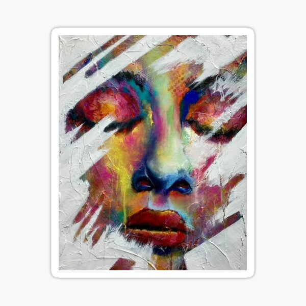pastel painting Sticker