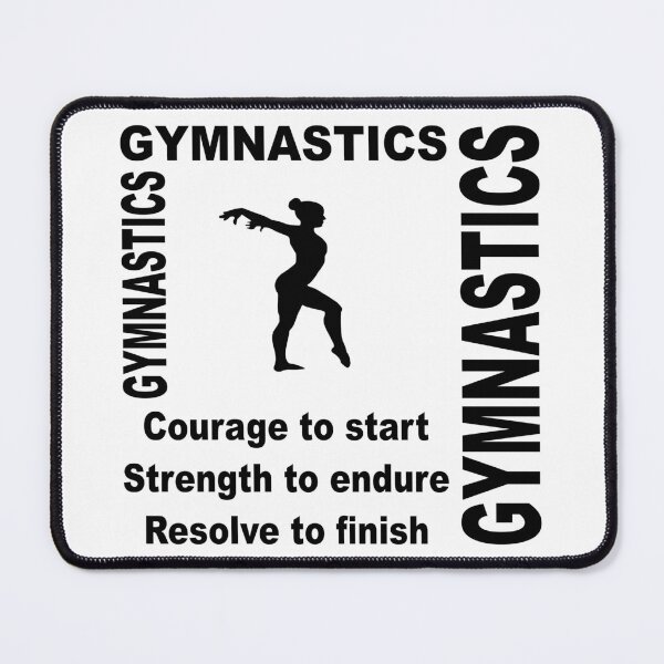 Item preview, Gymnastics Inspirational Quote designed and sold by wimblettdesigns.
