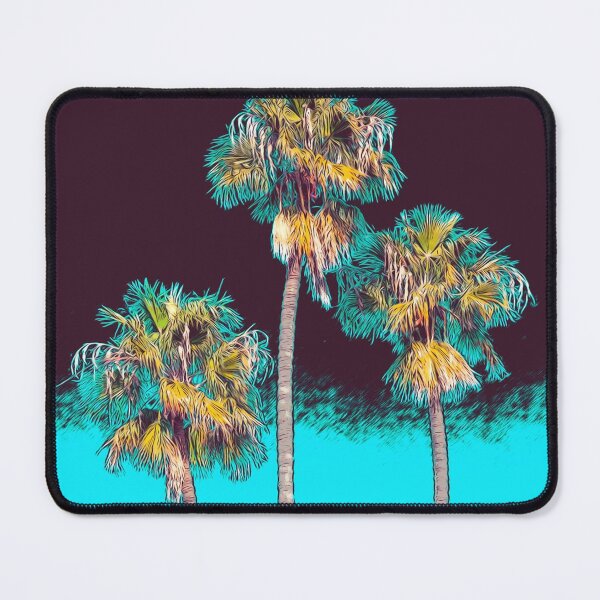 Item preview, Palm Tree Three blue l designed and sold by Shawa Shop.