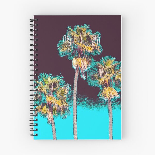 Item preview, Palm Tree Three blue l designed and sold by Shawa Shop.