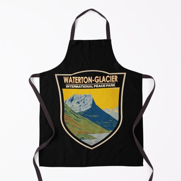 Item preview, Waterton - Glacier International Peace Park Badge designed and sold by KrisSidDesigns.