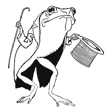 Artwork thumbnail, Arthur Rackham- Frog by Dreamflight