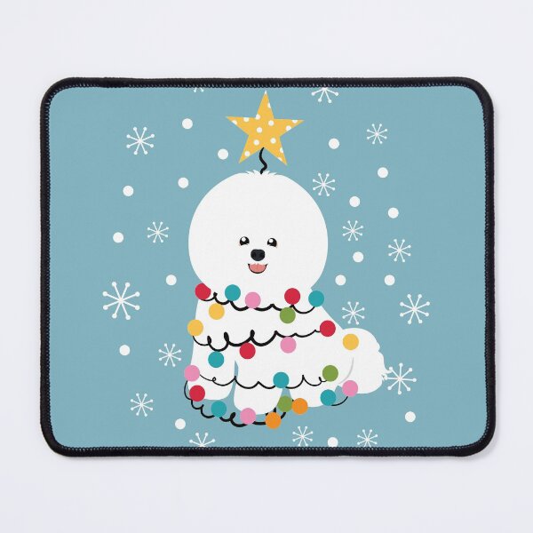 Item preview, Bichon Frise Christmas Tree designed and sold by Lulupainting.