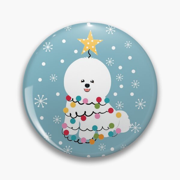 Item preview, Bichon Frise Christmas Tree designed and sold by Lulupainting.