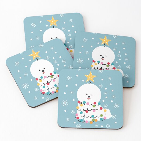 Item preview, Bichon Frise Christmas Tree designed and sold by Lulupainting.