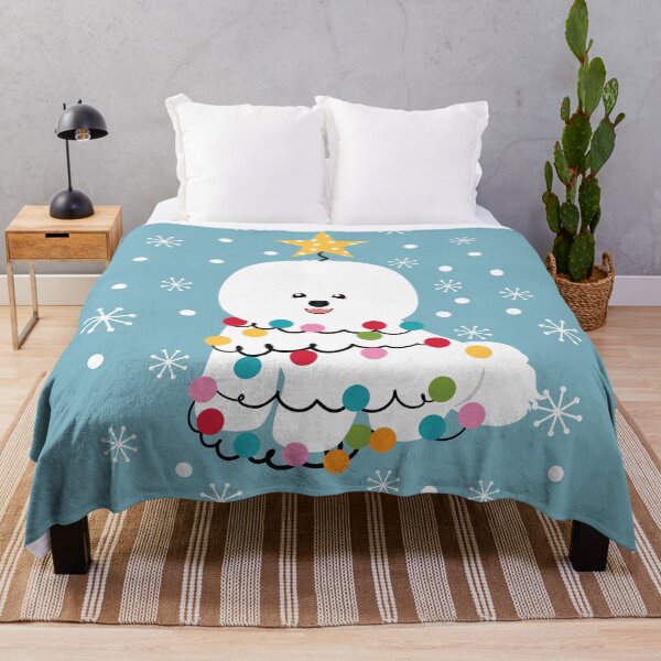 Item preview, Bichon Frise Christmas Tree designed and sold by Lulupainting.
