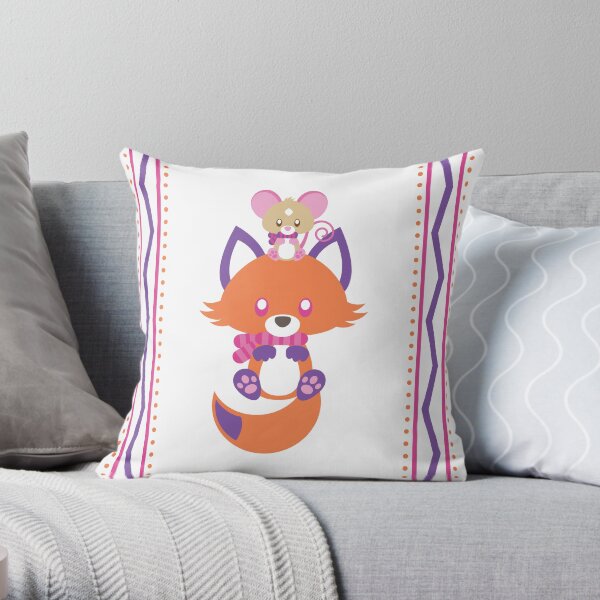 Cozy Critters Throw Pillow